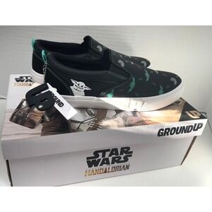 Star Wars Disney New Mandalorian Yoda Grogu Casual Slip On Sneakers Shoes